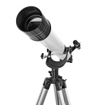 Nedis Kaukoputki | Aukko: 70 mm | Polttoväli: 700 mm | Finderscope: 5 x 24 | Maksimi työkorkeus: 125 cm | Tripod | Musta / Valkoinen
