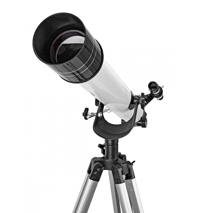 Nedis Kaukoputki | Aukko: 70 mm | Polttoväli: 700 mm | Finderscope: 5 x 24 | Maksimi työkorkeus: 125 cm | Tripod | Musta / Valkoinen