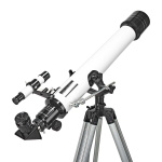 Nedis Kaukoputki | Aukko: 70 mm | Polttoväli: 700 mm | Finderscope: 5 x 24 | Maksimi työkorkeus: 125 cm | Tripod | Musta / Valkoinen