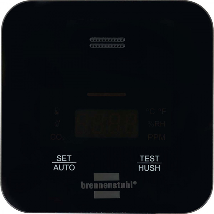 CO2-mittari C2M L 4050 / CO2-liikennevalo ilmanlaadun valvontaan (näytöllä ja äänimerkillä, integroidulla akulla, jopa 12 tuntia käyttöaikaa)