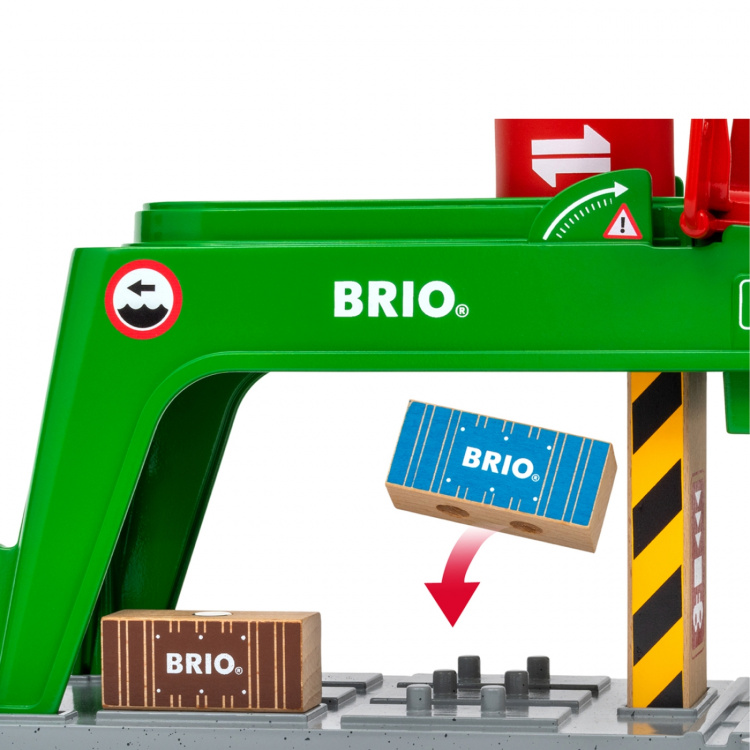 BRIO World 33996 - Konttinosturi BRIO World 33996 - Konttinosturi