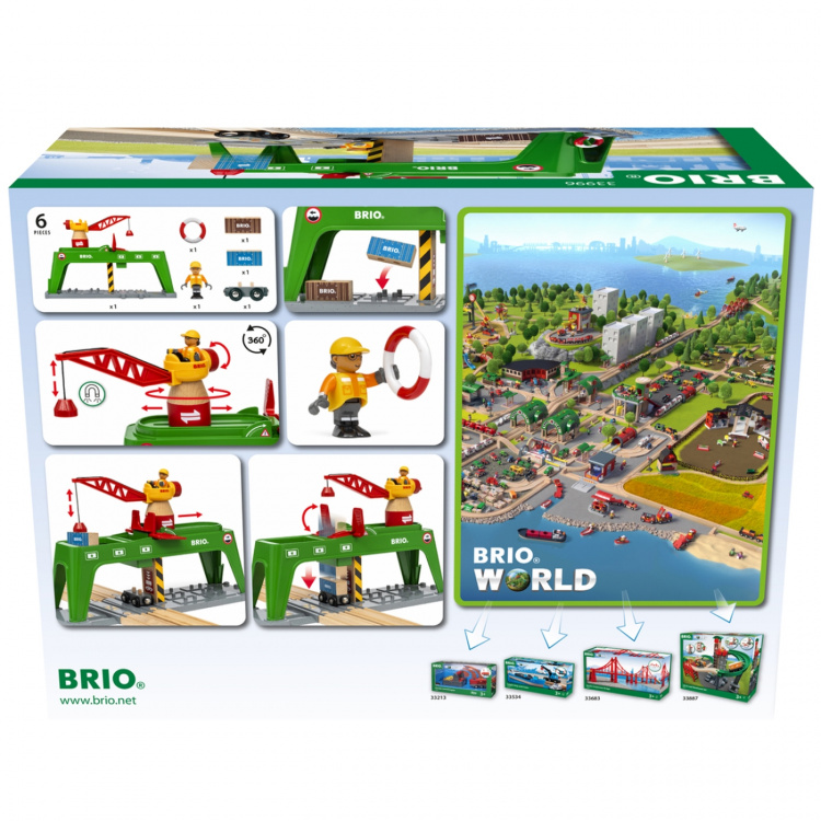 BRIO World 33996 - Konttinosturi BRIO World 33996 - Konttinosturi
