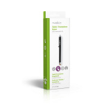 Nedis Stylus | Käyttötarkoitus: Älypuhelin / Tabletti | Kupariliinakärki | 1 kpl | Klipsillä | Musta