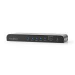 Nedis HDMI ™ Jakaja | 4-Porttinen port(s) | 4x HDMI™ Output | 4K@60Hz | 18 Gbps | Metalli | Antrasiitti