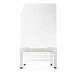 Nedis Jalusta Pesukoneelle / Kuivausrummulle | Lanka kori | 200 kg | Valkoinen