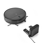 Nedis SmartLife Robot Pölynimuri | Satunnainen | Wi-Fi | Keräyssäiliön tilavuus: 0.2 l | Automaattinen lataus | Maksimi käyttöaika: 1.8 tuntia | Musta | Android™ / IOS