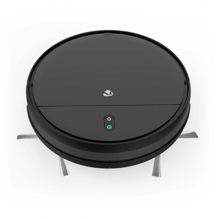 Nedis SmartLife Robot Pölynimuri | Satunnainen | Wi-Fi | Keräyssäiliön tilavuus: 0.2 l | Automaattinen lataus | Maksimi käyttöaika: 1.8 tuntia | Musta | Android™ / IOS