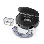 Nedis SmartLife Robot Pölynimuri | Satunnainen | Wi-Fi | Keräyssäiliön tilavuus: 0.2 l | Automaattinen lataus | Maksimi käyttöaika: 1.8 tuntia | Musta | Android™ / IOS
