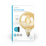 Nedis SmartLife LED Filamenttilamppu | E27 | 360 lm | 4.90 W | Lämpimästä kylmään valkoiseen | 1800 - 6500 K | Lasi | Android™ / IOS | Globe | 1 kpl Nedis SmartLife LED Filamenttilamppu | E27 | 360 lm | 4.90 W | Lämpimästä kylmään valkoiseen | 1800 - 6500 K | Lasi | Android™ / IOS | Globe | 1 kpl