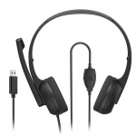 Hama Headset PC Office Stereo On-Ear HS-USB250 V2 Black Hama Headset PC Office Stereo On-Ear HS-USB250 V2 Black