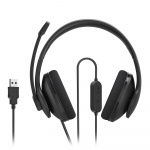 Hama Headset PC Office Stereo Over-Ear HS-USB300 V2 Black