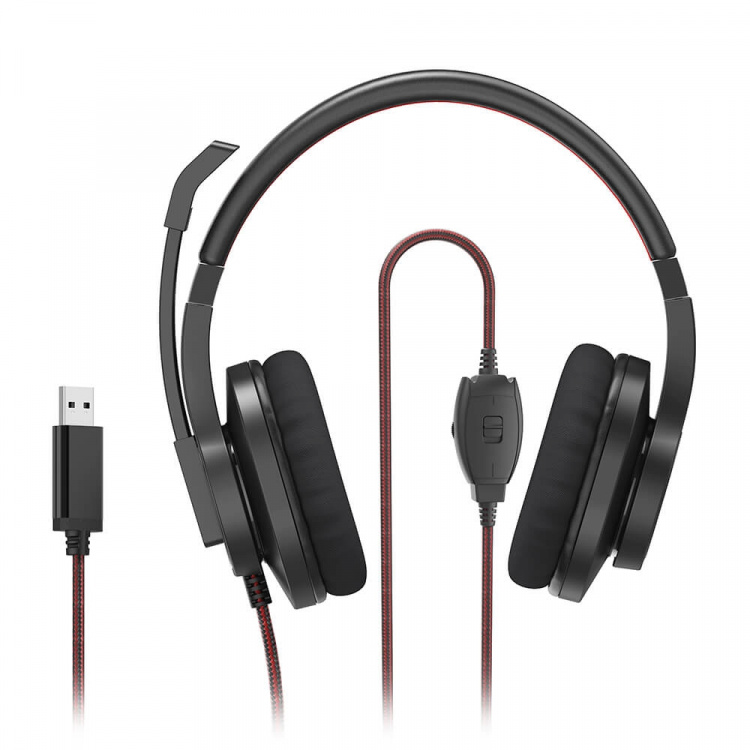 Hama Headset PC Office Stereo Over-Ear HS-USB400 V2 Black Hama Headset PC Office Stereo Over-Ear HS-USB400 V2 Black
