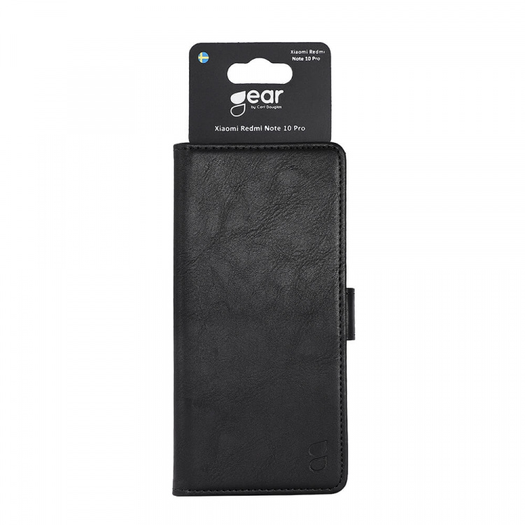 GEAR Mobile Wallet Black Xiaomi Redmi Note 10 Pro