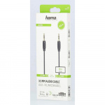 Hama Cable Audio 3.5mm-3.5mm Gold Plated Ultra Thin 0.5m