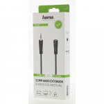 Hama Cable Audio 3.5mm-3.5mm Extension 1.5m