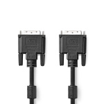 Nedis DVI-kaapeli | DVI-D 24+1-Pin Uros | DVI-D 24+1-Pin Uros | 2560x1600 | Niklattu | 10.0 m | Suora | PVC | Musta | Kirjekuori