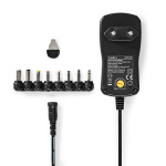 Nedis AC Yleisvirtalähde | 18 W | 3 - 12 V DC | 1.10 m | 1.5 A | 8 plug(s) | Musta Nedis AC Yleisvirtalähde | 18 W | 3 - 12 V DC | 1.10 m | 1.5 A | 8 plug(s) | Musta