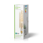 Nedis LED Filamenttilamppu E27 | T65 | 8.5 W | 600 lm | 2000 K | Himmennettävä | Kultaisella viimeistelyllä | Retrotyylinen | 1 kpl Nedis LED Filamenttilamppu E27 | T65 | 8.5 W | 600 lm | 2000 K | Himmennettävä | Kultaisella viimeistelyllä | Retrotyylinen | 1 kpl