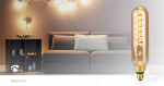 Nedis LED Filamenttilamppu E27 | T65 | 8.5 W | 600 lm | 2000 K | Himmennettävä | Kultaisella viimeistelyllä | Retrotyylinen | 1 kpl Nedis LED Filamenttilamppu E27 | T65 | 8.5 W | 600 lm | 2000 K | Himmennettävä | Kultaisella viimeistelyllä | Retrotyylinen | 1 kpl