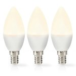 Nedis LED Lamppu E14 | Kynttilä | 2.8 W | 250 lm | 2700 K | Lämmin Valkoinen | Huurrettu | 3 kpl Nedis LED Lamppu E14 | Kynttilä | 2.8 W | 250 lm | 2700 K | Lämmin Valkoinen | Huurrettu | 3 kpl