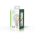 Nedis LED Filamenttilamppu E27 | A60 | 8 W | 1055 lm | 2700 | Lämmin Valkoinen | Retrotyylinen | 1 kpl