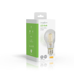 Nedis LED Filamenttilamppu E27 | A60 | 8 W | 1055 lm | 2700 | Lämmin Valkoinen | Retrotyylinen | 1 kpl