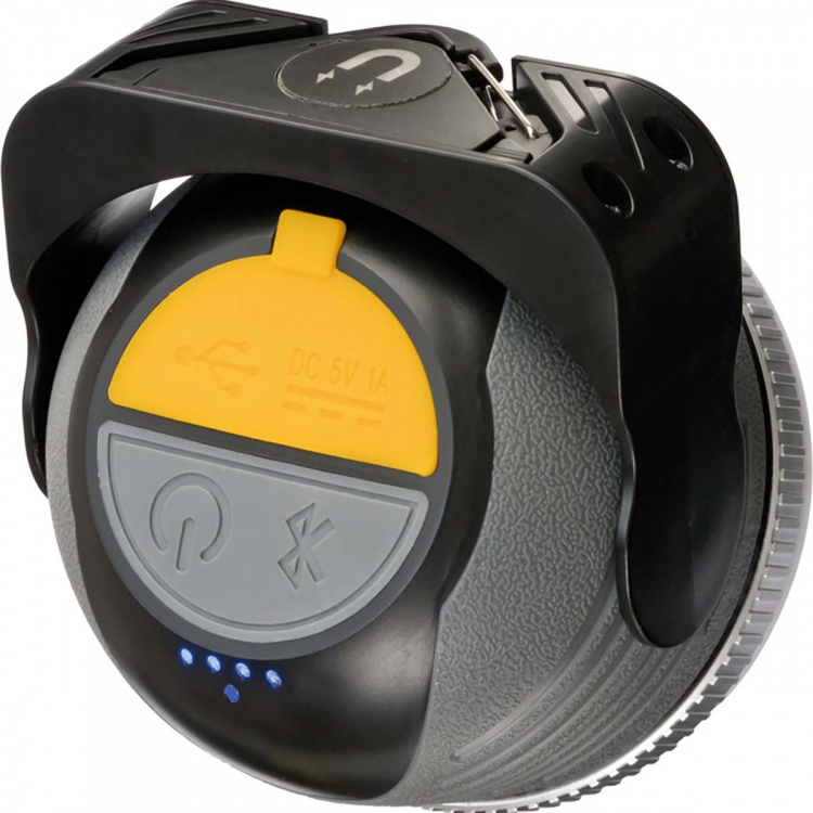 Brennenstuhl Ladattava LED-ulkovalolamppu OLI 310 AB Bluetooth®-kaiuttimella (Retkivalaisin magneetilla ja koukulla / Caravan Lamp ulkokäyttöön kaiuttimella 1x 3W, ladattava ja sis. USB-virtapankin)