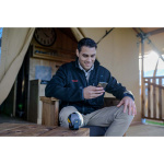 Brennenstuhl Ladattava LED-ulkovalolamppu OLI 310 AB Bluetooth®-kaiuttimella (Retkivalaisin magneetilla ja koukulla / Caravan Lamp ulkokäyttöön kaiuttimella 1x 3W, ladattava ja sis. USB-virtapankin)