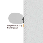 Nedis Soundbar-teline | Sopii käytettäväksi: Sonos® Arc™ | Seinä | 10 kg | Kiinteä | ABS-Muovi / Teräs | Musta