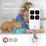 Nedis SmartLife Kaukosäädin | Zigbee 3.0 | Painikkeiden lukumäärä: 4 | Android™ / IOS | Valkoinen
