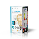 Nedis SmartLife LED Filamenttilamppu | E27 | 360 lm | 4.90 W | Lämpimästä kylmään valkoiseen | 1800 - 6500 K | Lasi | Android™ / IOS | polttimo | 1 kpl Nedis SmartLife LED Filamenttilamppu | E27 | 360 lm | 4.90 W | Lämpimästä kylmään valkoiseen | 1800 - 6500 K | Lasi | Android™ / IOS | polttimo | 1 kpl