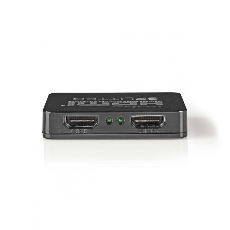 Nedis HDMI ™ Jakaja | 2-Porttinen port(s) | 2x HDMI™ Output | 4K@30Hz | 2.25 Gbps | ABS-Muovi / PVC | Musta Nedis HDMI ™ Jakaja | 2-Porttinen port(s) | 2x HDMI™ Output | 4K@30Hz | 2.25 Gbps | ABS-Muovi / PVC | Musta