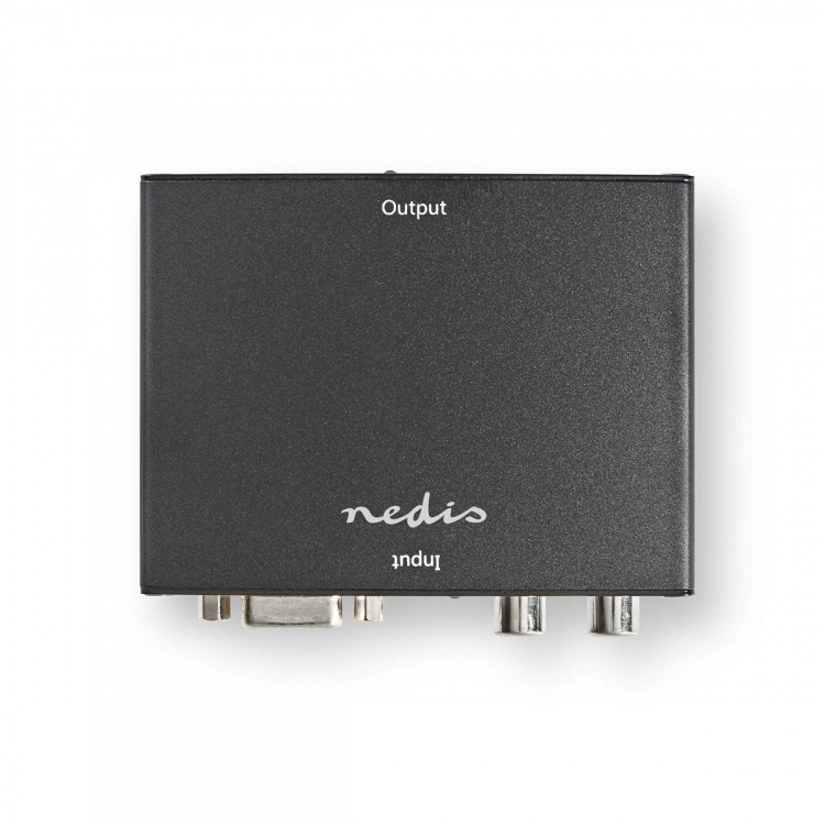 Nedis HDMI ™ Muunnin | VGA Female / 2x RCA Male | 1x HDMI™ Output | Yksisuuntainen | 1080p | 1.65 Gbps | Alumiini | Antrasiitti Nedis HDMI ™ Muunnin | VGA Female / 2x RCA Male | 1x HDMI™ Output | Yksisuuntainen | 1080p | 1.65 Gbps | Alumiini | Antrasiitti
