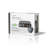 Nedis HDMI ™ Muunnin | VGA Female / 2x RCA Male | 1x HDMI™ Output | Yksisuuntainen | 1080p | 1.65 Gbps | Alumiini | Antrasiitti Nedis HDMI ™ Muunnin | VGA Female / 2x RCA Male | 1x HDMI™ Output | Yksisuuntainen | 1080p | 1.65 Gbps | Alumiini | Antrasiitti