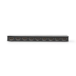 Nedis HDMI ™ Jakaja | 8-Porttinen port(s) | 8x HDMI™ Output | 4K@60Hz | 18 Gbps | Metalli | Antrasiitti Nedis HDMI ™ Jakaja | 8-Porttinen port(s) | 8x HDMI™ Output | 4K@60Hz | 18 Gbps | Metalli | Antrasiitti