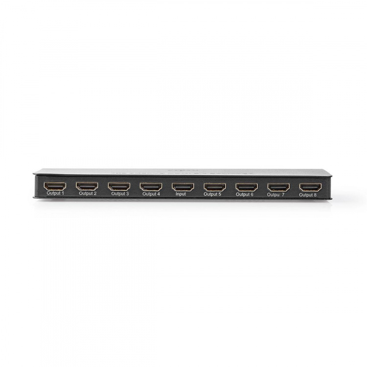 Nedis HDMI ™ Jakaja | 8-Porttinen port(s) | 8x HDMI™ Output | 4K@60Hz | 18 Gbps | Metalli | Antrasiitti Nedis HDMI ™ Jakaja | 8-Porttinen port(s) | 8x HDMI™ Output | 4K@60Hz | 18 Gbps | Metalli | Antrasiitti