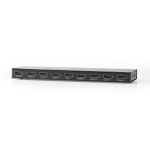 Nedis HDMI ™ Jakaja | 8-Porttinen port(s) | 8x HDMI™ Output | 4K@60Hz | 18 Gbps | Metalli | Antrasiitti Nedis HDMI ™ Jakaja | 8-Porttinen port(s) | 8x HDMI™ Output | 4K@60Hz | 18 Gbps | Metalli | Antrasiitti