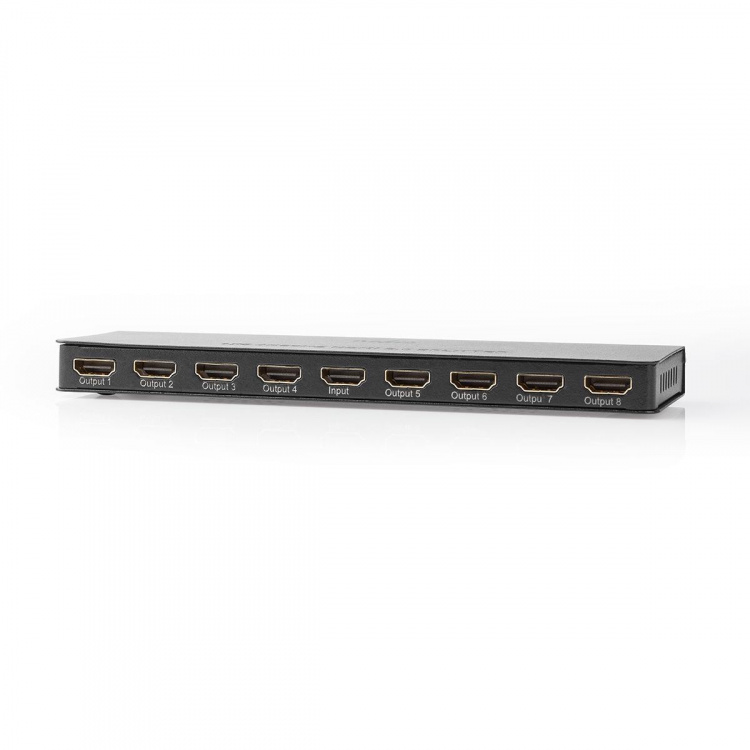 Nedis HDMI ™ Jakaja | 8-Porttinen port(s) | 8x HDMI™ Output | 4K@60Hz | 18 Gbps | Metalli | Antrasiitti Nedis HDMI ™ Jakaja | 8-Porttinen port(s) | 8x HDMI™ Output | 4K@60Hz | 18 Gbps | Metalli | Antrasiitti