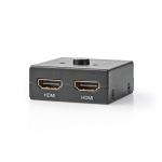 Nedis HDMI ™ Kytkin | 3-Porttinen port(s) | 1x HDMI™ Input / 2x HDMI™ Input | 1x HDMI™ Output / 2x HDMI™ Output | 4K@60Hz | 6 Gbps | Metalli | Antrasiitti Nedis HDMI ™ Kytkin | 3-Porttinen port(s) | 1x HDMI™ Input / 2x HDMI™ Input | 1x HDMI™ Output / 2x HDMI™ Output | 4K@60Hz | 6 Gbps | Metalli | Antrasiitti