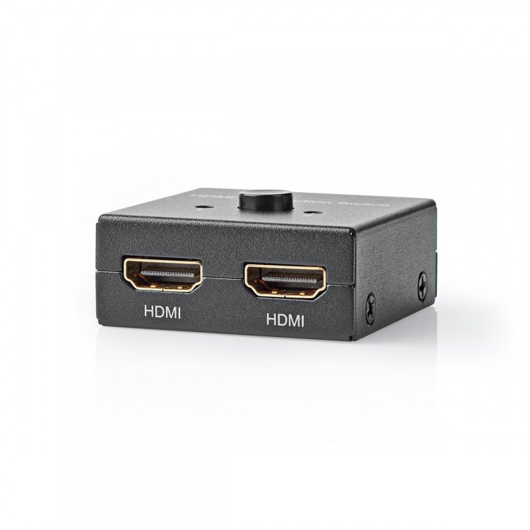 Nedis HDMI ™ Kytkin | 3-Porttinen port(s) | 1x HDMI™ Input / 2x HDMI™ Input | 1x HDMI™ Output / 2x HDMI™ Output | 4K@60Hz | 6 Gbps | Metalli | Antrasiitti Nedis HDMI ™ Kytkin | 3-Porttinen port(s) | 1x HDMI™ Input / 2x HDMI™ Input | 1x HDMI™ Output / 2x HDMI™ Output | 4K@60Hz | 6 Gbps | Metalli | Antrasiitti