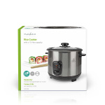 Nedis Riisinkeitin | 1.5 l | 500 W | Tarttumaton pinnoite | Irrotettava kulho | Automaattinen sammutus Nedis Riisinkeitin | 1.5 l | 500 W | Tarttumaton pinnoite | Irrotettava kulho | Automaattinen sammutus