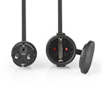 Nedis Jatkojohto Ranska M - Ranska F | Tyyppi F (CEE 7/7) | Maadoitettu Virtaliitin | 20.0 m | 3680 W | 250 V - 50/60 Hz | Maadoituksen tyyppi: Sivukontaktit | Pistokannan kulma: 90 ° | IP44 | H07RN-F 3G1.5 | Laitteen lähtövirran liittimet: 1 | Musta Nedis Jatkojohto Ranska M - Ranska F | Tyyppi F (CEE 7/7) | Maadoitettu Virtaliitin | 20.0 m | 3680 W | 250 V - 50/60 Hz | Maadoituksen tyyppi: Sivukontaktit | Pistokannan kulma: 90 ° | IP44 | H07RN-F 3G1.5 | Laitteen lähtövirran liittimet: 1 | Musta