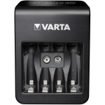 Varta NiMH LCD Plug Charger+ (AA, AAA & 9 volttia) sisältää 4x AA 2100 mAh