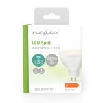 Nedis LED-Lamppu GU5.3 | Spot | 2.5 W | 207 lm | 2700 K | Lämmin Valkoinen | Kirkas | Pakkauksessa olevien lamppujen määrä: 1 kpl Nedis LED-Lamppu GU5.3 | Spot | 2.5 W | 207 lm | 2700 K | Lämmin Valkoinen | Kirkas | Pakkauksessa olevien lamppujen määrä: 1 kpl