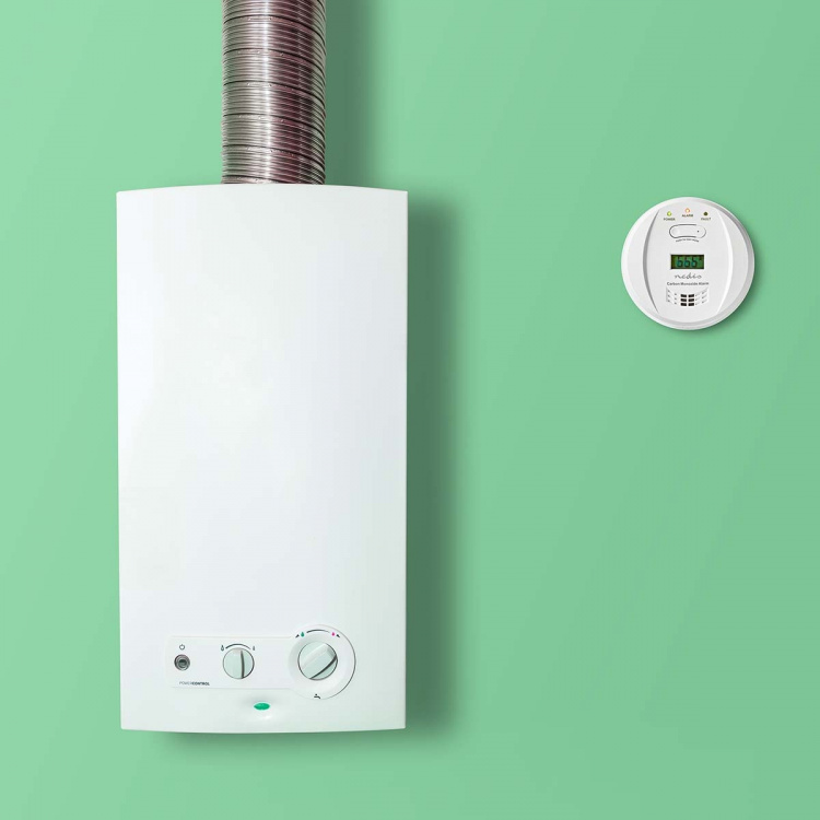 Nedis Häkävaroitin | Paristokäyttöinen | Pariston ikä jopa: 5 Vuotta | Pysäytyspainikkeella | Testipainikkeella | 85 dB | Valkoinen