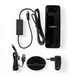 Nedis Sisäantenni | Aktiivinen | FM / UHF / VHF | Vastaanottoalue: 0-15 km | LTE700 | Vahvistus: 28 dB | ABS-Muovi | Musta