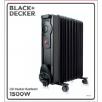 BLACK+DECKER Lämpöpatteri 1500W Musta BLACK+DECKER Lämpöpatteri 1500W Musta