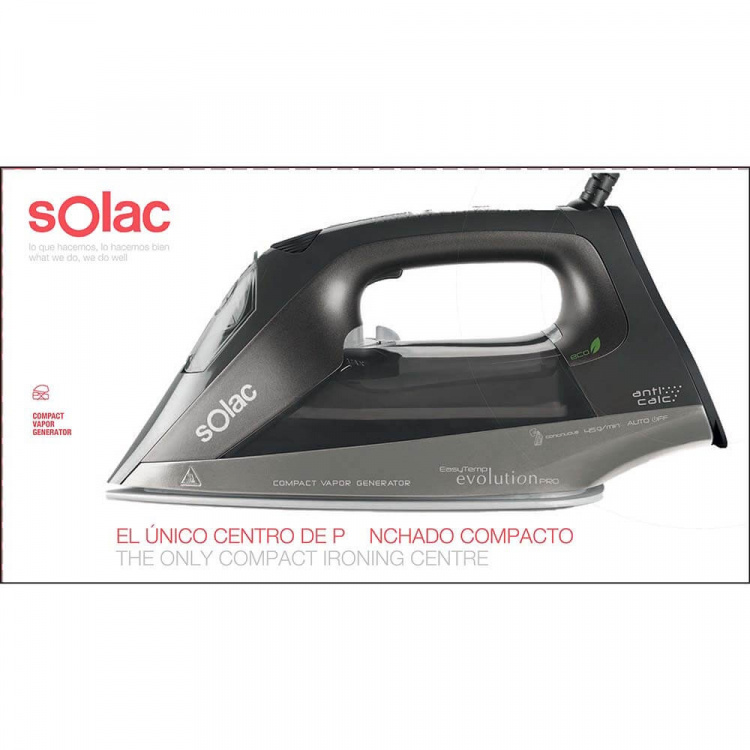 SOLAC Steam Iron Easy Temp Evolution Pro SOLAC Steam Iron Easy Temp Evolution Pro