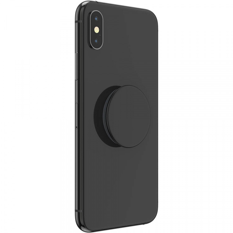 POPSOCKETS Basic Black Grip Jalustatoiminnolla Basic