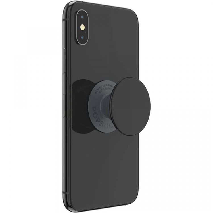 POPSOCKETS Basic Black Grip Jalustatoiminnolla Basic